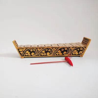 Miniatur Gamelan Gambang 10 Bilah Mainan Tradisional / Alat Musik Mainan Anak Gender Bali