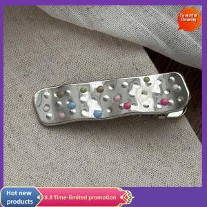 Graceful y Y2k Hair Clips For Women Elegant Metal Duckbill Clip Side Bangs Barrettes Girls Hair Accessories