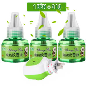 Bộ đèn xông tinh dầu đuổi muỗi côn trùng Baby Bear Minh House Thiên nhiên