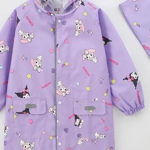 Baby Lightweight Raincoat Kids Full Body Cartoon Pattern Hooded Rainwear Waterproof Poncho for Children Boys Girls㏇0712
