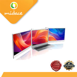 Eyoyo Tri-Screen Portable for Laptop Working & Gaming 13.3 Inch USB C Computer HD Display Full HD 1920x1080p IPS Screen