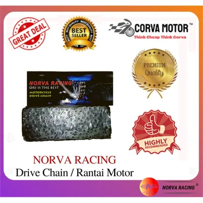 Corva Motor Norva Racing Drive Chain 428 Rantai Motor Premium Corva Motor Y15 Rs150 Lc135 Modenas Kriss Honda Ex5 Ego