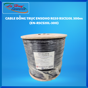 Cáp Đồng Trục ENSOHO RG59 R5CS20L 300m (EN-R5CS20L-300)/ RG59 200m (EN-R5BC20-M-200) - Hàng Chính Hãng