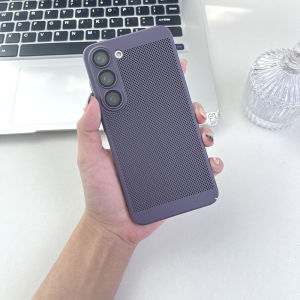 เคสโทรศัพท์เคสระบายความร้อนตาข่ายระบายอากาศสำหรับ Samsung A54 A14 A04 A24 A34 A04S A04E A13 4G 5G เคสป้องกันกล้องจากฮาร์ดพีซีกันกระแทก