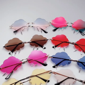 Eye-Catching Punk Cloud Sunglasses for Shows and Livehouse Concert Accessories Trendsetters Photo Props