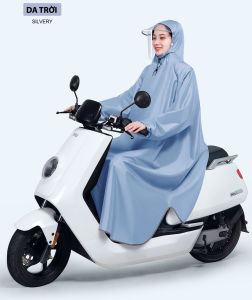 Áo mưa không xẻ tà vải Nhật nhập khẩu chống thấm tặng kèm túi xách