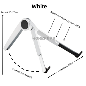 Homepeas® Adjustable Laptop/Tablet Stand Foldable Triangular Standing Stand Portable Notebook Stand Cooling Rack