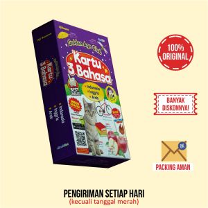 Flashcard Anak Golden Age Club Kartu 3 Bahasa Bergambar Full Color