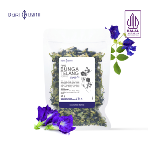 Bunga Telang Kering Butterfly Pea Teh Herbal Premium Dari Bumi
