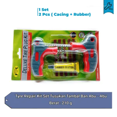 Tyre Repair Set Tusukan Ban Tambal Mobil Motor alat tambal ban tubeless full set
