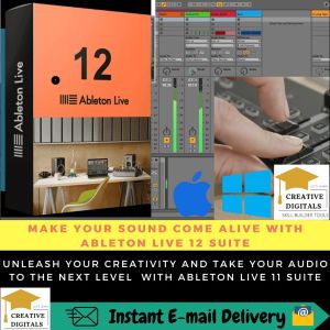Ableton Live 12 Suite with 60gb Sound packs Installer for Mac&Win + Masterclass