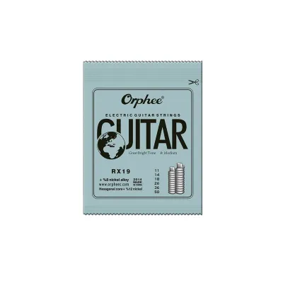 ORPHEE 6 Pcs Guitar Strings Electric Guitar Strings 6 Strings Set Carbon Core Rich Full Tonal Guitar String Set