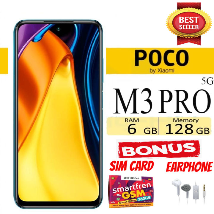HP XIAOMI POCO M3 PRO 5G 6/128 GB- M3 RAM 6GB ROM 128GB GRS-Sein ...