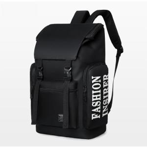 Large Capacity Fashion Backpack for Men Women Casual Travel School Bag Multi Pocket Laptop Backpack with Flap Cover and Side Pockets