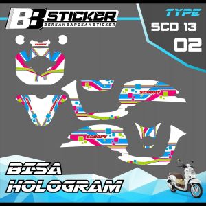 Decal Scoopy BISA HOLOGRAM Full Body Full Block Dekal New Fi 2017 2018 2019 Scd 13