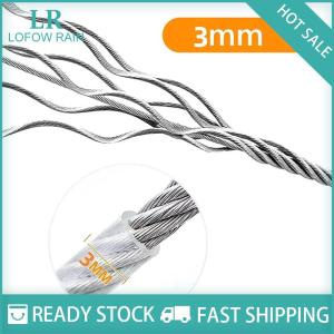 LF Wholesale✨Flash Sale ✨ 3-10M Double-Headed Dog Tie Out Cable Leash Raction Rope Metal Buckle Steel Wire Anti-Rust Training Collar Outdoor Dogs Strap