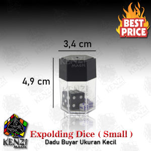 Alat Sulap Exploding Dice Small Dadu Buyar Kecil