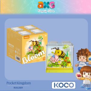 Year End Sales | KOCO Insect and Plant Bee With Cas Micro Mini Building Brick Set (668 Pcs) KC03056