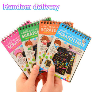 New Scratch Magic Coloring Book for Kids with Wooden Stylus - Creative Crafts & Drawing Art Supplies 10 Sheets