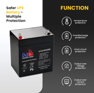 E-bike battery DongJin Power UPS Battery 12V 5Ah – VRLA Rechargeable Battery rechargeablebattery 12V5Ah VRLA AGM battery backupbattery emergency power solar battery