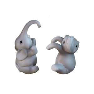 2pcs dễ thương leo voi Chậu hoa huggers bức tượng nhỏ cho nhà và trang trí vườn nhựa planter treo bức tượng