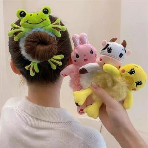 Headdress Elasticity Plush Hairpin Headband Fun Pursuit Unique Styling Hairless Popularity Leather Band