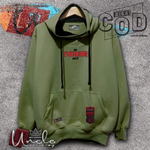 COD Sweater Hoodie Pria Distro Uncle.Clothing Warna Abu muda Tebal Size M L XL XXL Hodie Hight Quality Local Brand