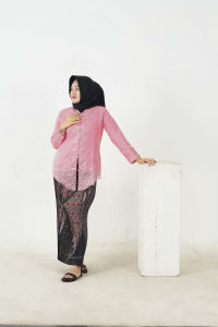 KEBAYA ENCIM DEWASA BORDIR TANGAN PANJANG KATUN PREMIUM KEBAYA MODEREN KEBAYA WISUDA KEBAYA JUMBO