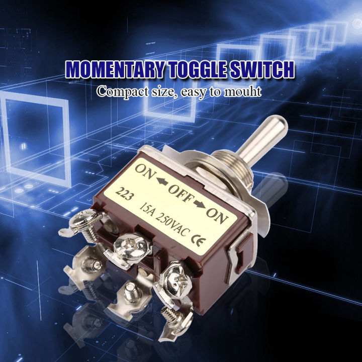 ON-OFF-ON Momentary Toggle Switch 6 Pin ON-OFF-ON Toggle Switch Stable ...