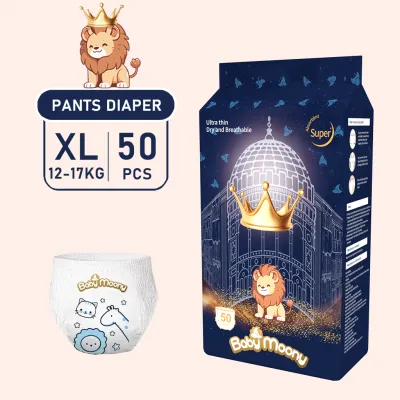 Baby Moony Diaper Ultrathin Japan Diaper Pants Korean TAPE One Pack by 50 Pieces Size Medium