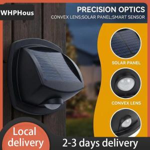 [COD] WHPHous Ship within 24 hours LED Solar Wall Light Outdoor Waterproof with Motion Detection for Garden Courtyard Path Garage Lighting