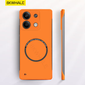 BKWHALE Magnetic Phone Case For Xiaomi Redmi Note13 Note14 Pro + 4G 5G Turbo3 Turbo4 K60 K70E K70 Ultra K80 Pro Super thin borderless Back Cover Shockproof Casing