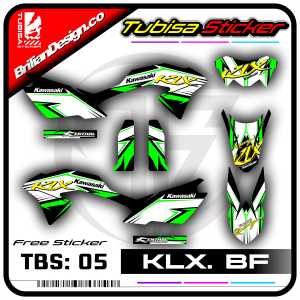 Sticker Striping Kawasaki KLX BF G SE - Stiker Striping Variasi KLX BF G SE. TBS.SF.05