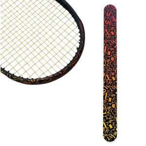 NEXTYOO PU Tennis Racket Edge Sticker Anti-friction High Elastic Tennis Racket Edge Protection Strip Personality Durable Racket Edge Protector Tennis Court
