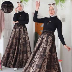 Rok Batik Panjang Wanita Kondangan Jumbo Dewasa Model Payung Murah Modern Pekalongan Terbaru