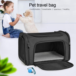 SKYLUX 1pc Portable Foldable Pet Carrier Crossbody Shoulder Tote Bag for Dog Cat Puppy Travel Outdoor