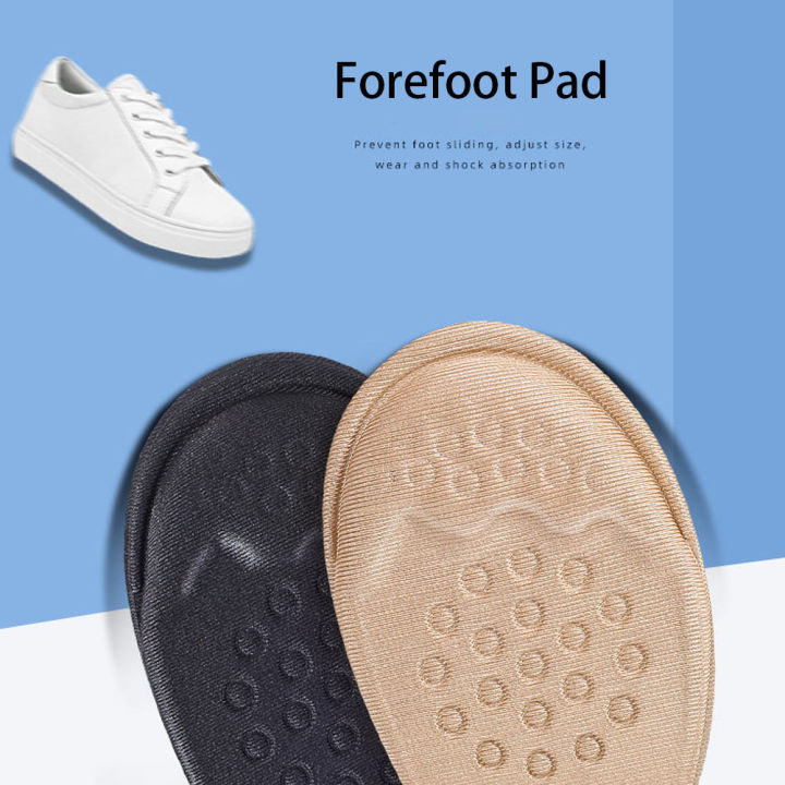 Shoe Inserts Big Size Change Small Toe Plug Sport Forefoot Pad Adjustment  Men Women Anti-Slip Foot Protection Pad Insole Cushion Breathable