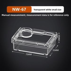 UNIITY Prevent Tenebrio Molitor and Blaptica Dubia Feeding Bowls Anti Overturning Reptile Lizards Geckos Water Bowls Transparent Feeding Basin