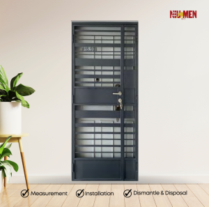 Gate for HDB BTO CONDO Resale Flat | Mild Steel Gate | Best Singapore Door | Installation | Customize Door