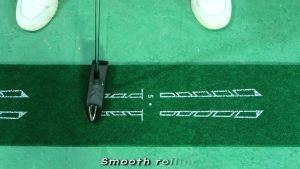 Portable 3D Golf Putting Practice Mat - Indoor Single Hole Training Aid Set with Velvet Surface for Home Practice