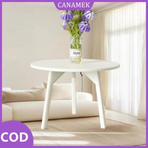 CANAMEK✨ 1 Piece Dollhouse Miniature trắng vòng Bảng Mô hình mô phỏng đồ nội thất trang trí DIY phụ kiện đồ chơi