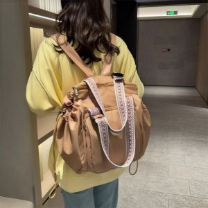 OURTOUR Cradle Design Travel Storage Bag Multifunctional Lightweight Womens Backpack Large Capacity Mommy Bag Mother Baby Outing