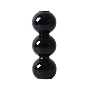 FDYRU Romantic Glass Vase Simple Modern Spherical Flower Vase Crafts Funny Hydroponic Flower Pot Room