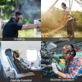 Noise Reduction Earmuffs, Ear Protection Headphones,NRR 28dB Soundproof Safety Ear Muffs for Shooting. 