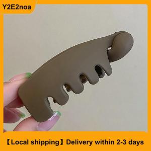 【Local shipping】 Frosted High Ponytail Clips Solid Color Banana Clip Women Hair Style Accessories Fashion Ponytail Barrettes Hair Claws Hairpins