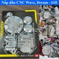 Nắp đầu nhôm CNC Wave, Dream - 618 ( Full bộ). 
