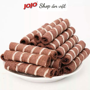 Bánh xốp ống nhân kem sôcôla JoJo 115G - Bánh xốp nhân kem đậm vị sôcôla - Bánh xốp ống JoJo - Bánh ống - Bánh ăn vặt ngon - Bánh ăn vặt ngon nhất