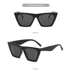 🔥B.two👍 Korean European Sunglasses Cat Eye Square Sunglasses Fashion Personality Catwalk Street Shooting Retro
