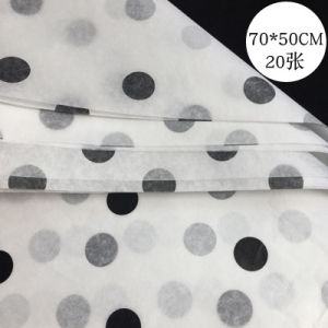 [5 LEMBAR] FLOWER WRAPPING KOREAN PREMIUM COTTON MINI POLKADOT KERTAS BUKET TISSUE SERAT PEMBUNGKUS BUNGA