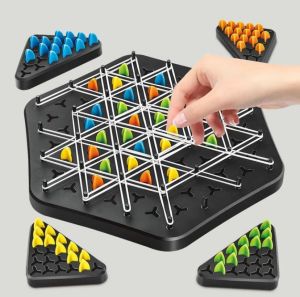 Trò Chơi Cờ Liên Xích Đồ Chơi Trẻ Em - Bộ Ghép Hình Đề Bàn - Trò Chơi Rèn Luyện Tư Duy Logic